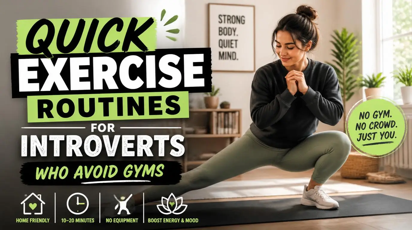 Quick Exercise Routines for Introverts Who Avoid Gyms